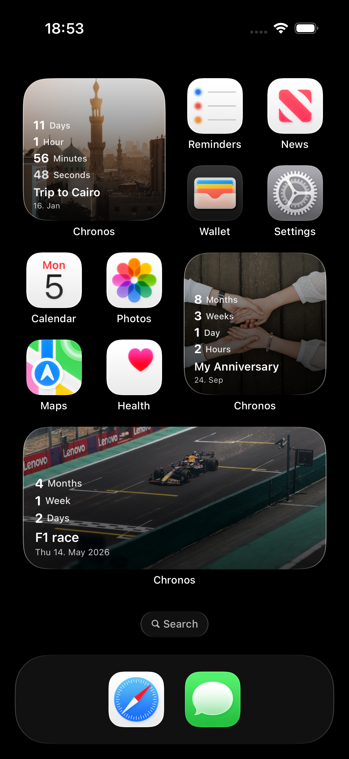 Chronos Widgets